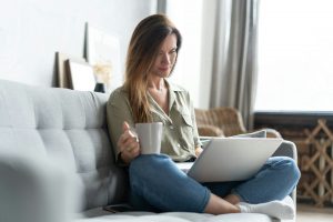 girl researching hormone therapy